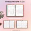 jungle digital planner fitness