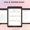 abstract feminine digital planner terracotta color