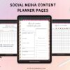 abstract feminine digital planner terracotta color