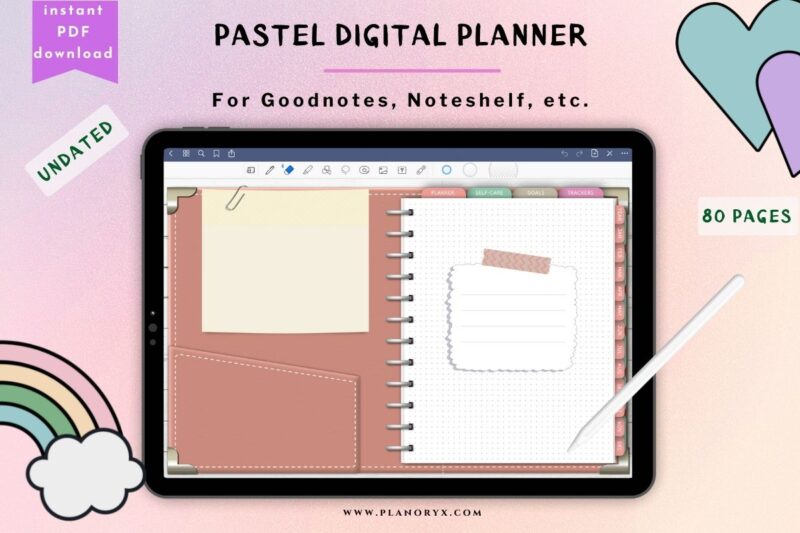 paster planner cover